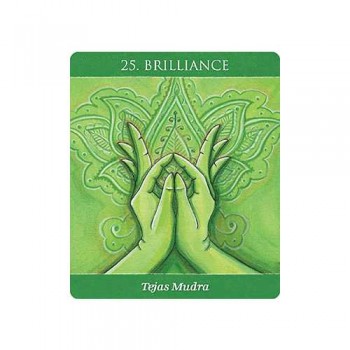 Mudras for Awakening the Energy Body meditacinės kortos ir knyga US Games Systems